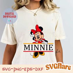 cute minnie mouse disney character svg