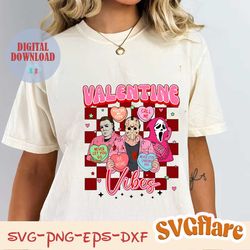 valentine vibes horror characters png