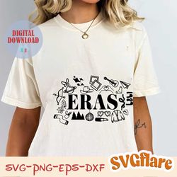 taylor swift the eras tour svg, taylor swift svg, the eras tour 2023 svg, eras tour svg, sublimation files