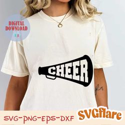 cheer megaphone svg, cheer megaphone svg file, cheer megaphone dxf, cheerleader megaphone png, cheer megaphone svg files