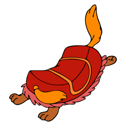 wardrobe and footstool beauty and the beast 037 svg dxf eps pdf png, cricut, cutting file, vector, clipart