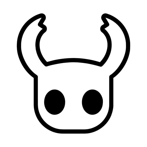 Hollow Knight Head SVG, Hollow Knight Face SVG, Hollow Knigh - Inspire ...