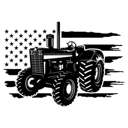 USA Farm Tractor svg | US Farmer svg | US tractor Clipart | Us tractor svg | Us tractor Cut Files | Tractor Svg | Tracto