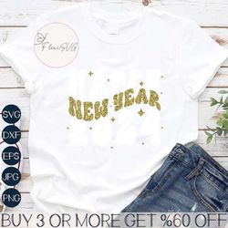 Happy New year PNG, Sublimation, SVG, New Year 2024 SVG, Happy New year 2024 svg