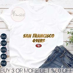 Retro San Francisco 49ers Football Team Svg Digital Download