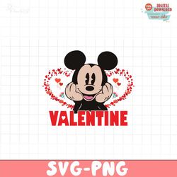 Magical Heart Valentines Png, Retro Dis Ney Valentine PNG High-quality