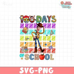 100 DAYS OF SCHOOL Woody PNG