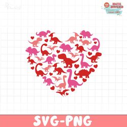 Dinosaur Heart SVG PNG file