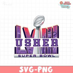 Ussher Super Bowl Halftime Show PNG