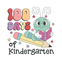 100 Days Of Kindergarten SVG, 100 Days Of School SVG