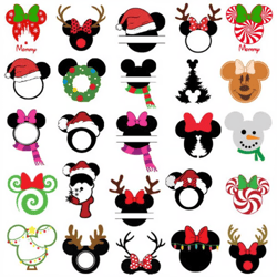 200 christmas Mickey Svg, Mickey Head Png, Mickey Head Svg, Mickey Head Blank, Mickey Customize Svg, Mickey Personalize