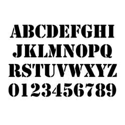 stencil font svg ttf, stencil alphabet, army font, school font, poster font, digital download, 1 svg, 1 dxf, 1 png 1 t