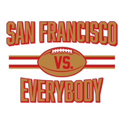 San Francisco Vs Everybody Football SVG