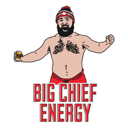Big Chief Energy Jason Kelce Shirtless SVG