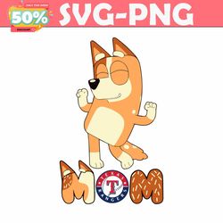 funny bingo mom texas rangers svg