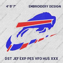 NFL Buffalo Bills, Nike NFL Embroidery Design, NFL Team Embroidery Design, Nike Embroidery Design, Instant Download