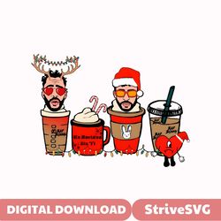 bad bunny xmas coffee png