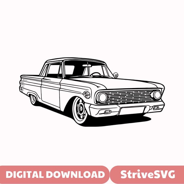 FORD FALCON RANCHERO 1962 Truck Classic American Png Svg, cu | Inspire ...