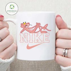 pink panther svg png pdf files, cute party props dxf, laser cutting cricut , glowforge dxf, pink poster, baby sticker