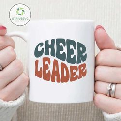 cheerleader svg, png dxf eps, retro cheerleading design, cricut cut file, vintage cheer mom, silhouette, cheer team, che