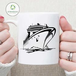 cruise ship svg, cruise vacation svg, png file