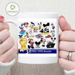 cruise svg, mickey cruise png clipart bundle, cruise ship svg, nautical svg, family trip svg bundle, family vacation svg
