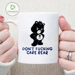 dont fuck care bear svg, kids file png, care bear png, care bear file, care bear merch, digital download, file print car
