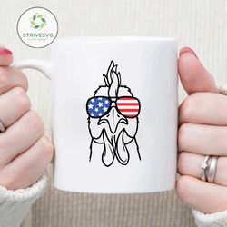 july 4th chicken svg, fourth of july chicken svg file, chicken glasses svg, chicken cut file, funny chicken svg, july 4