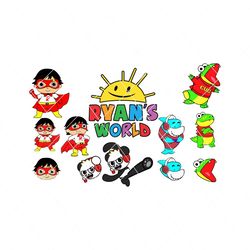 ryan's world bundle svg, ryan's world svg, ryan's world cartoon svg, ryan's world gift, ryan's world bundles, kids cartoon svg, ryan's world,