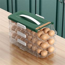 Plastic Egg Storage: Multi-layer Organizer for Fridge