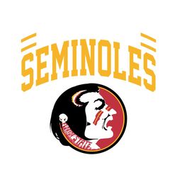 vintage 90s florida state seminoles logo svg digital download