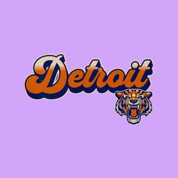 Retro Baseball Team Detroit Tigers MLB Png