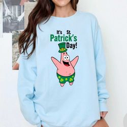 its st patricks day patrick star spongebob svg