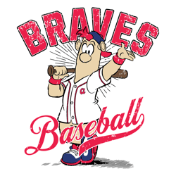 Blooper Mascot Braves Baseball MLB Svg Digital Download