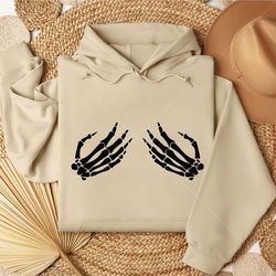 skeleton boob hands svg, skeleton svg