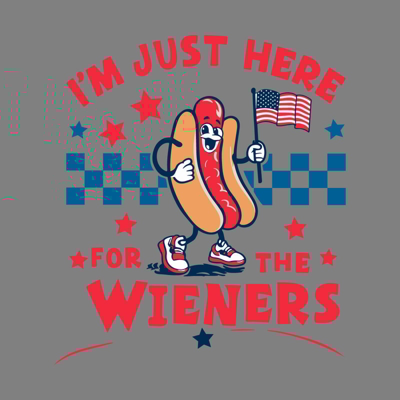 Checkered-Im-Just-Here-For-The-Wieners-SVG-0306241056.png