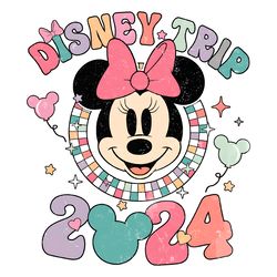 disney trip 2024 minnie mouse png digital download files