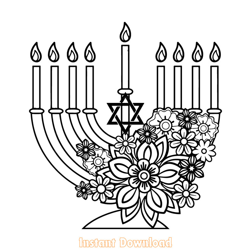 Floral-Menorah-SVG-Digital-Download-Files-2209258.png