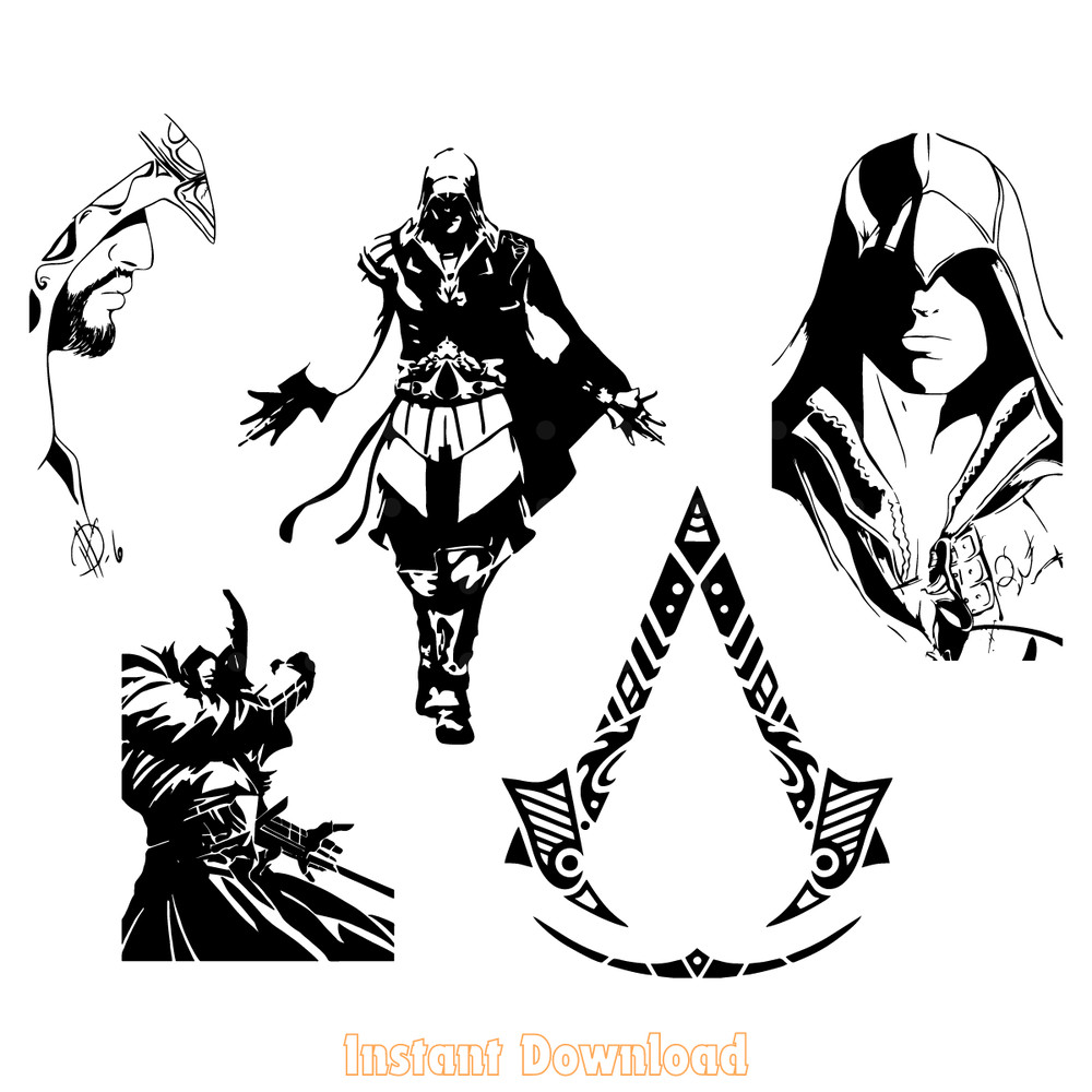 Assassins-Creed-SVG,-Video-Game-Character-Design,-Cricut-Cut-File,-1506440103.png