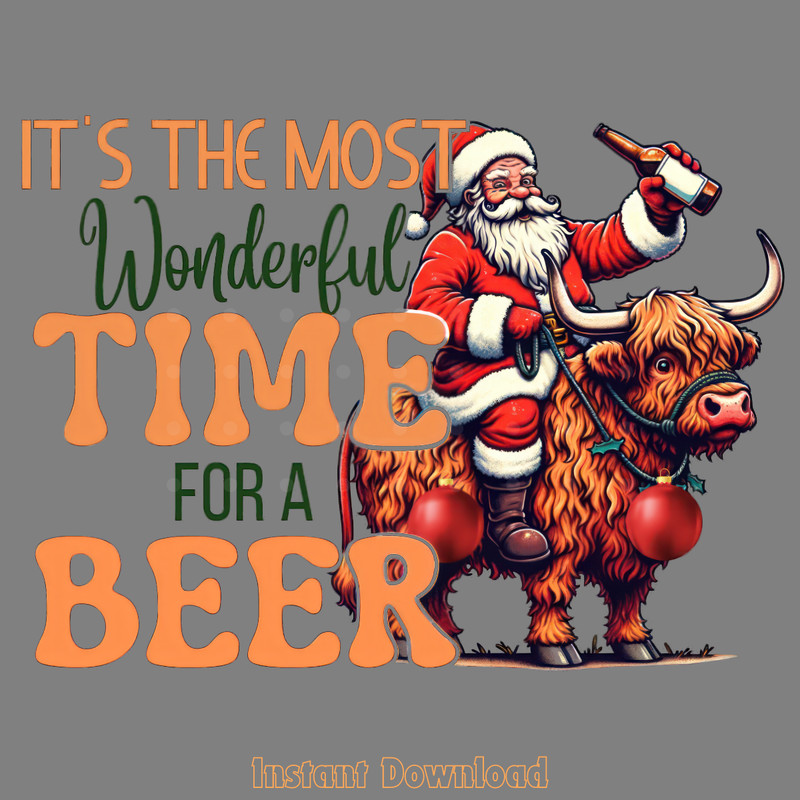Santa-Claus-Drinking-Beer-Png,-Riding-Digital-Download-Files-PNG140624CF38.png
