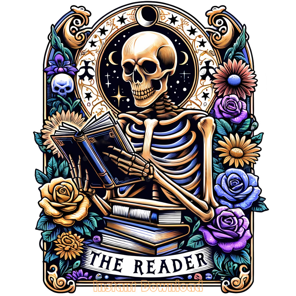 Funny-Tarot-Card,-Skeleton-Book-Lover-Digital-Download-Files-PNG140624CF840.png