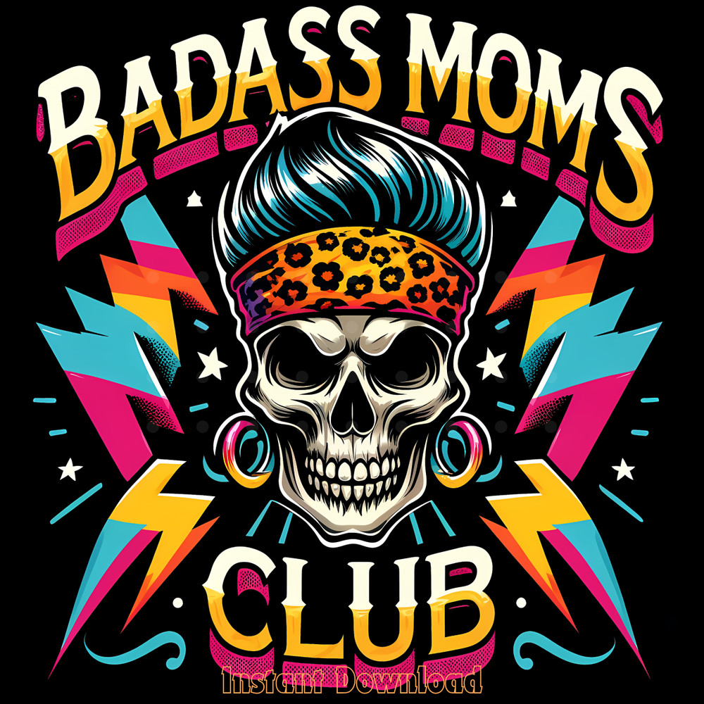 Retro-Groovy-Badass-Mom-Tee-Design-Digital-Download-Files-PNG140624CF842.png