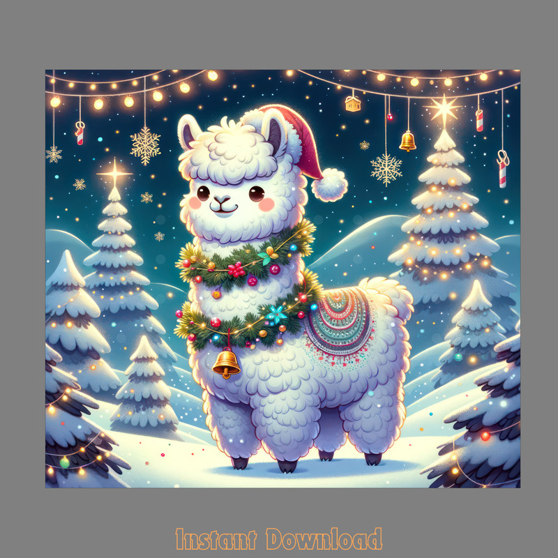 Christmas-Llama-Png,-20oz-Skinny-Tumbler-PNG140624CF52.png