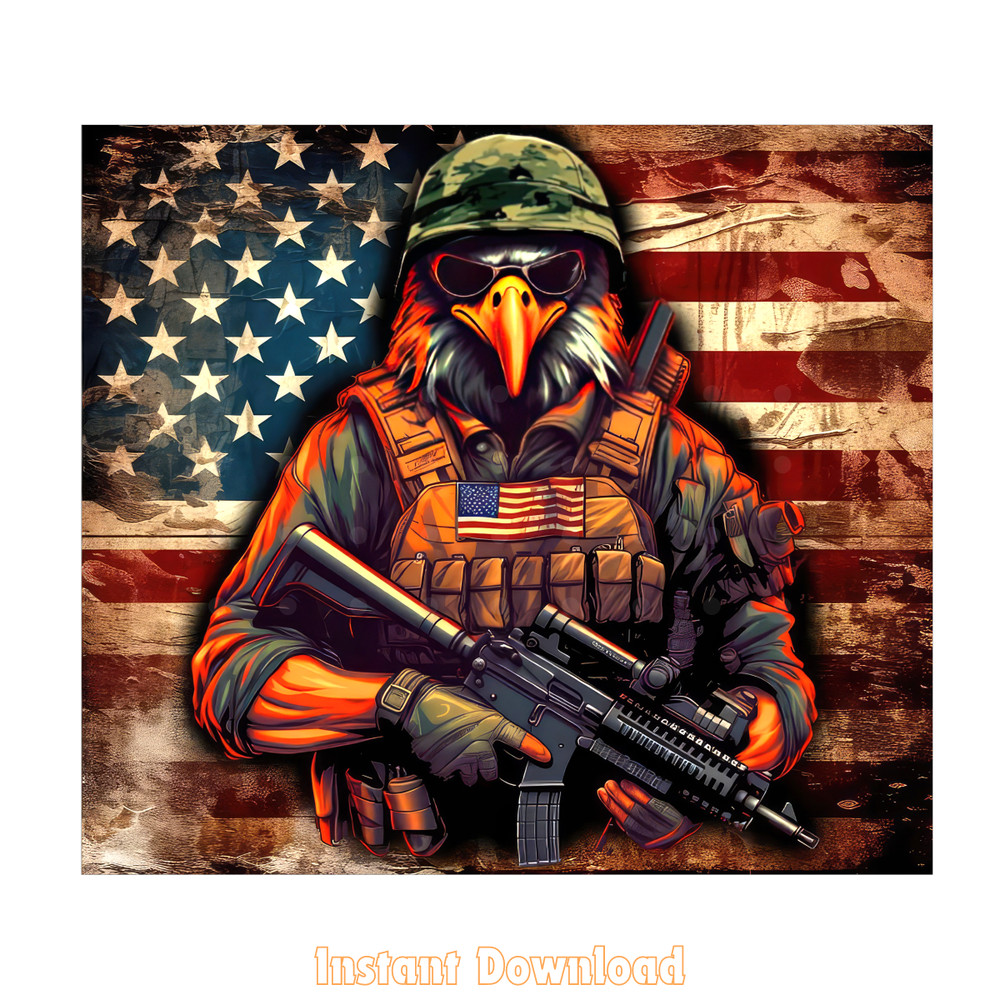 Veteran-20-Oz-Skinny-Tumbler-Png,-Eagle-Digital-Download-Files-PNG140624CF90.png