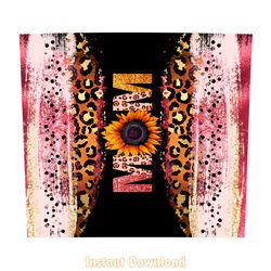 20 oz mom rose gold leopard glitter digital download files