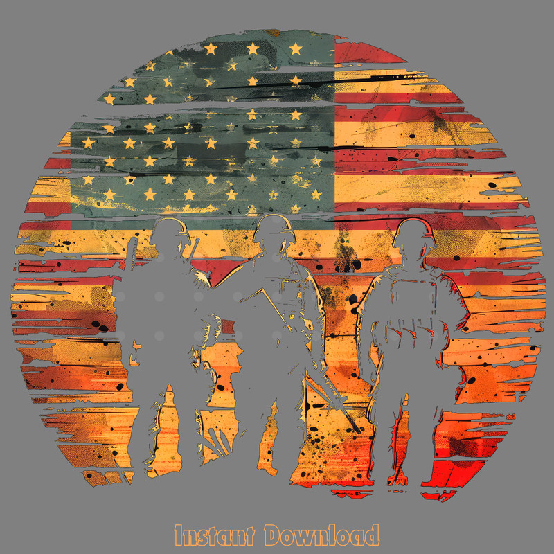 Distressed-American-Flag-Png,-USA-Soldie-PNG140624CF906.png