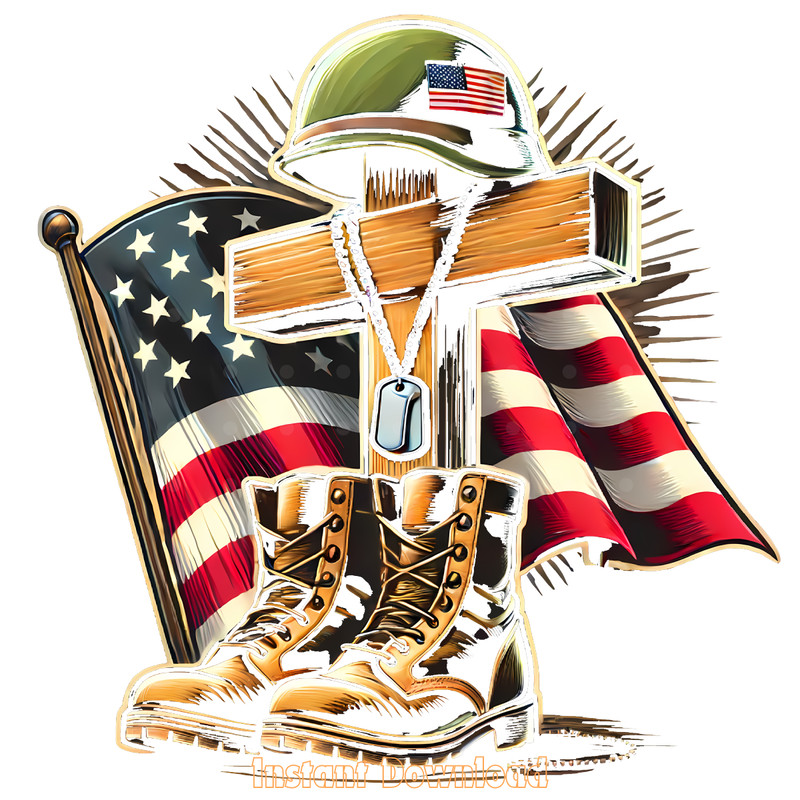 USA-Veteran-Memorial-Cross-Png,-4th-Digital-Download-Files-PNG140624CF529.png