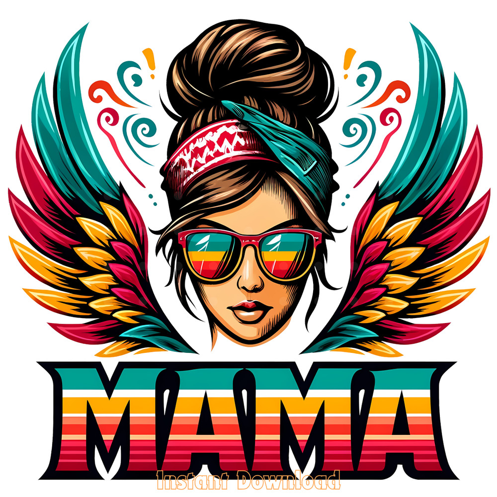 Mama-Png,-Stylish-Mom-Design,-Motherhood-PNG140624CF583.png