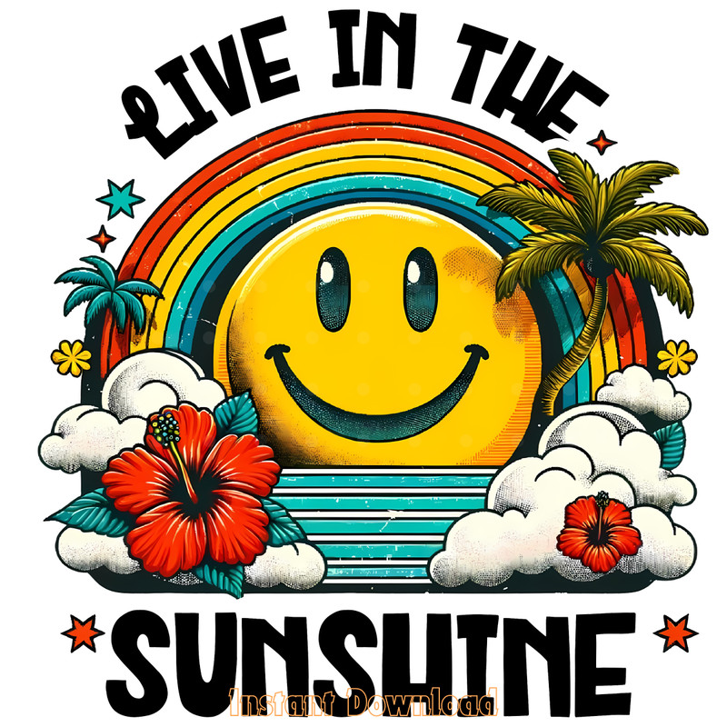 Retro-Smiley-Face-Png,-Summer-Png,-Lake-Digital-Download-Files-PNG140624CF612.png