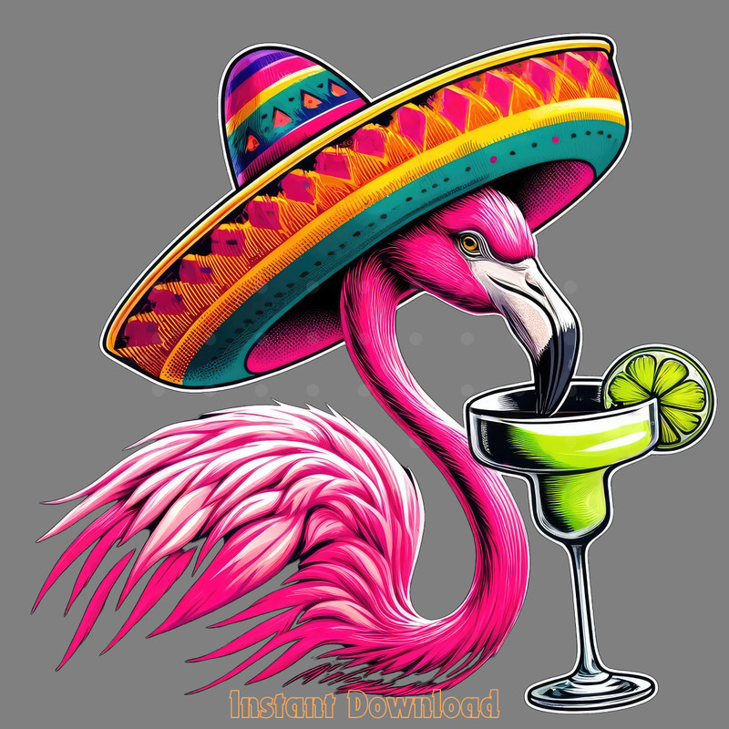 Flamingo-Drinking-Margarita-Mexican-Png-Digital-Download-Files-PNG140624CF1031.png